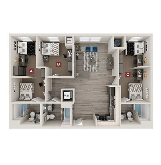 Chestnut C1 Rendering