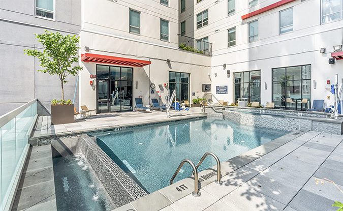 Resort-style pool